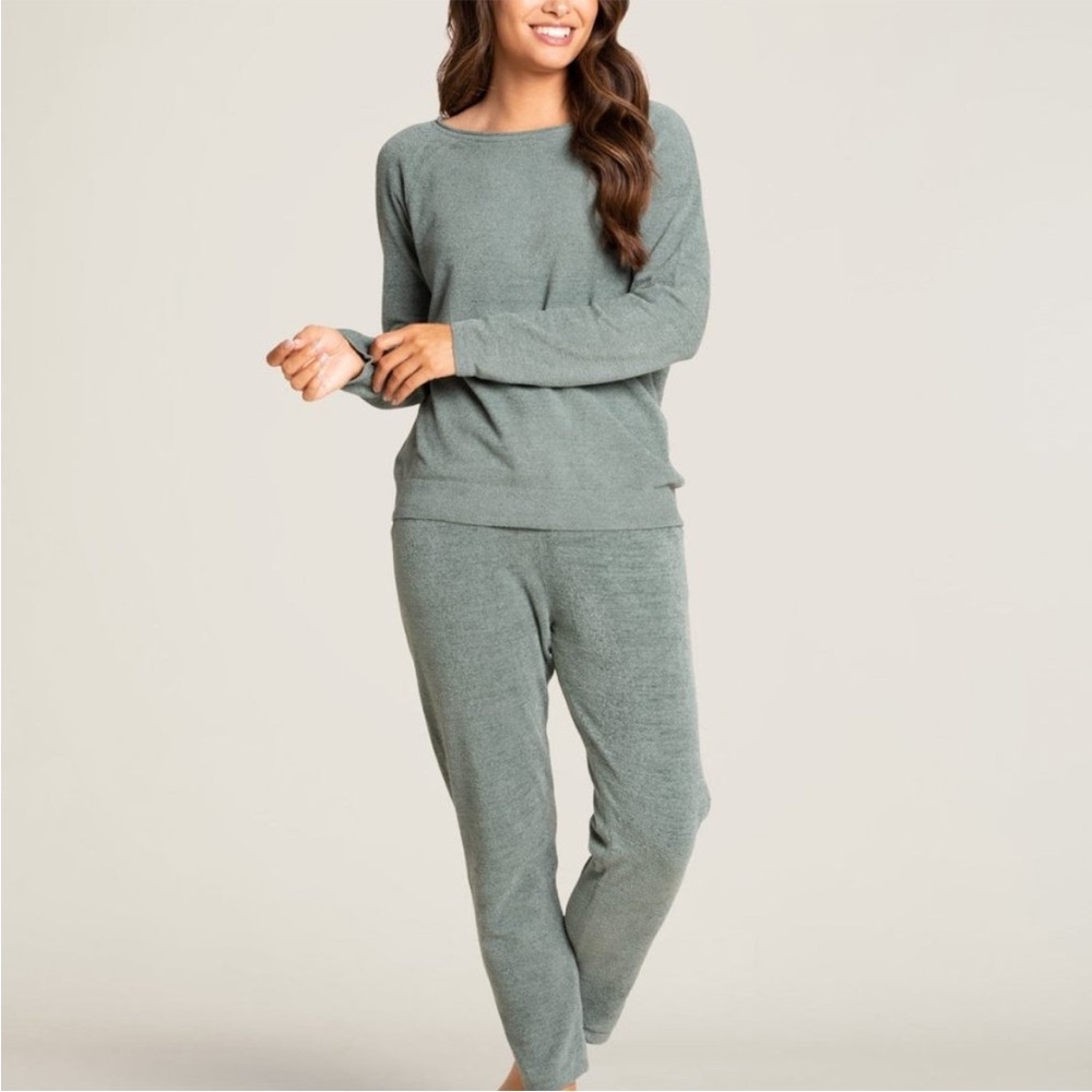 Barefoot Dreams CozyChic Ultra Lite Pants Size XL Green